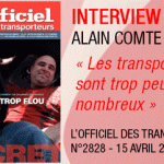 Interview d’Alain Comte, consultant douane Kilean par l’Officiel des transporteurs